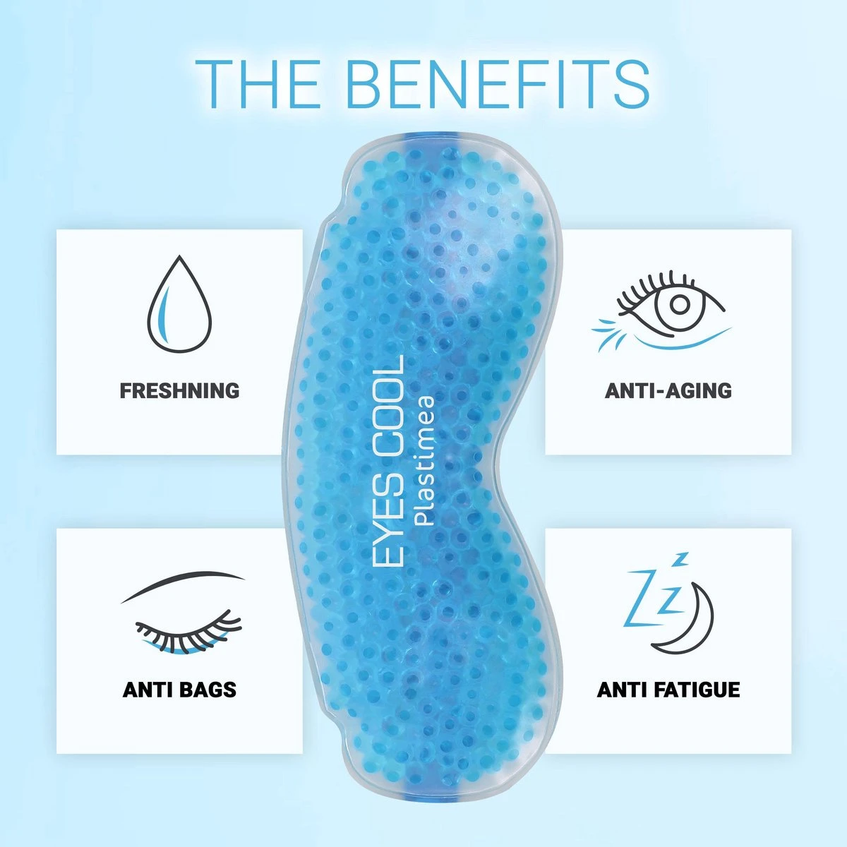 Gel Masker Ogen - EYES COOL - Oogmasker 7 Gel Masker Ogen - EYES COOL - Oogmasker - Afbeelding 7