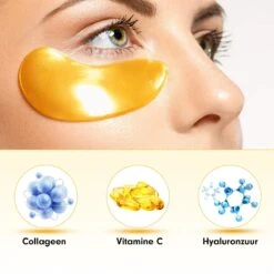 Collageen Oogmasker Luxovita - Wallen Wegwerken/Donkere Kringen/Rimpels - Hydraterend - 24k Goud Oog Masker - Eye Pads - Gel Oogmaskers - 60 Stuks -Verzorgingsvoordeel Huis 1200x1200 1901