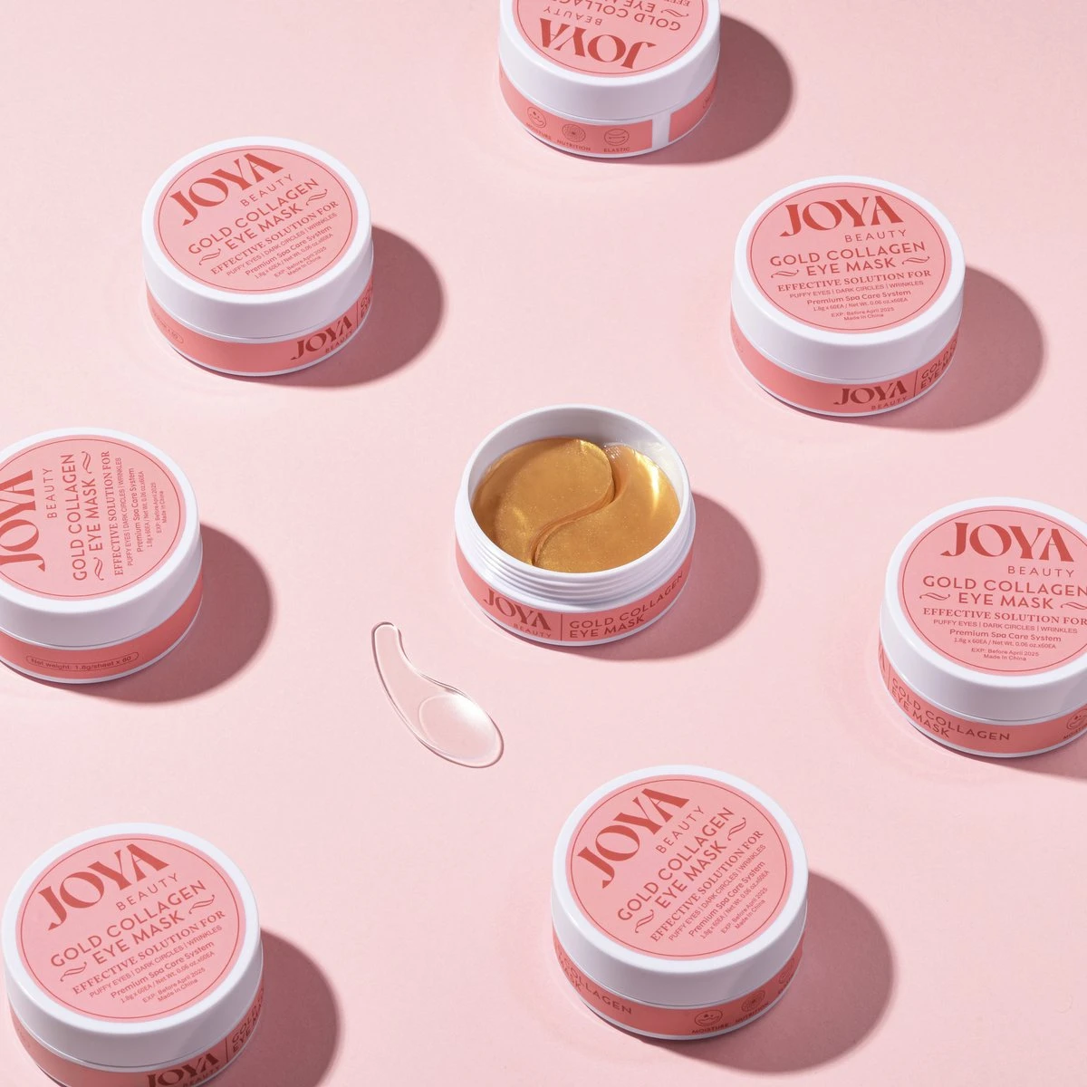 Joya Beauty Collageen Oogmasker - 24K Goud Oog Masker Patch - 60 Stuks (30 Paar) 4 Joya Beauty Collageen Oogmasker - 24K Goud Oog Masker Patch - 60 Stuks (30 Paar) - Afbeelding 4