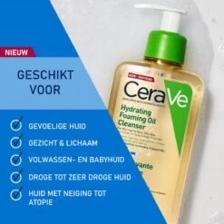 CeraVe - Hydrating Foaming Oil Cleanser - Voor Normale Tot Droge Huid - 236ml -Verzorgingsvoordeel Huis 1200x1200 27
