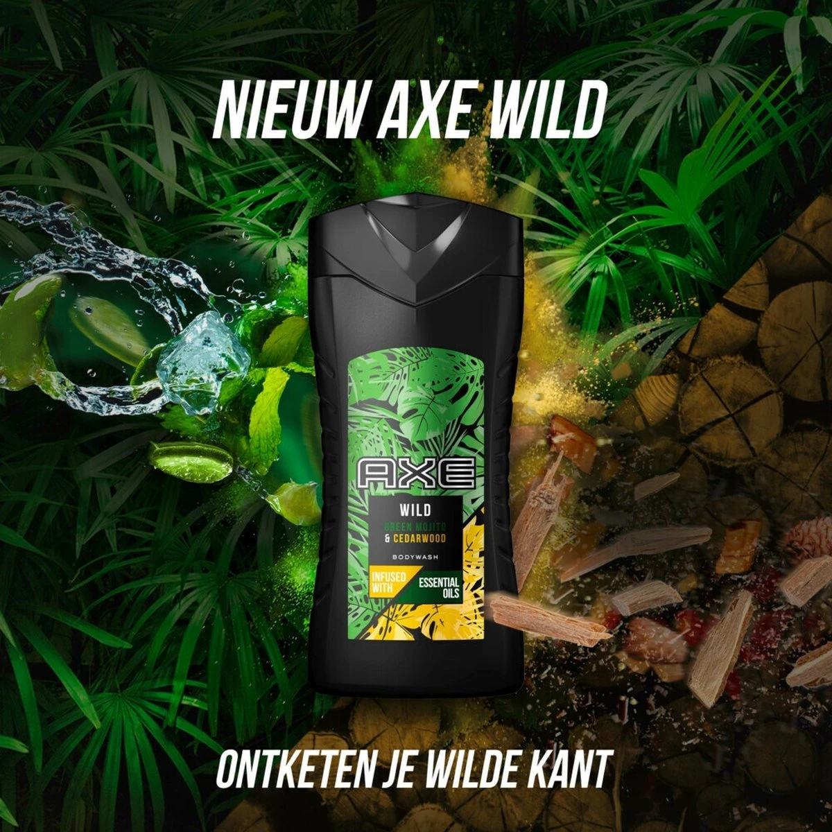 Axe Green Mojito & Cedarwood Douchegel - 6 X 250 Ml - Voordeelverpakking 10 Axe Green Mojito & Cedarwood Douchegel - 6 X 250 Ml - Voordeelverpakking - Afbeelding 10