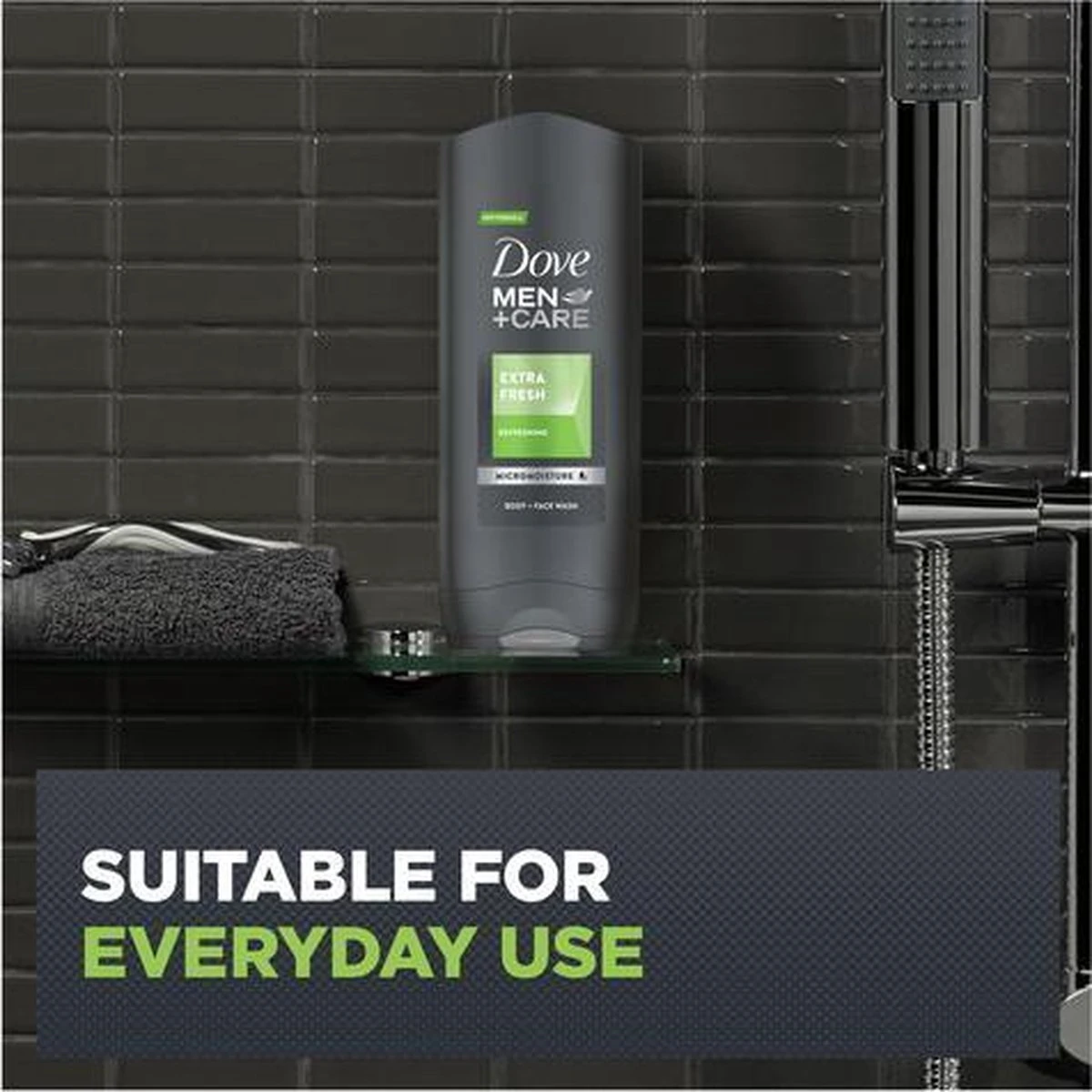 Dove Men+Care Extra Fresh Douchegel - 6 X 400 Ml - Voordeelverpakking 7 Dove Men+Care Extra Fresh Douchegel - 6 X 400 Ml - Voordeelverpakking - Afbeelding 7