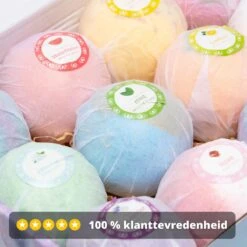 Bruisballen - Bruisballen Voor Bad - Kind - 12 Stuks - XXL Formaat - 12 Verschillende Geuren - 100 Gram -Verzorgingsvoordeel Huis 1200x1200 742