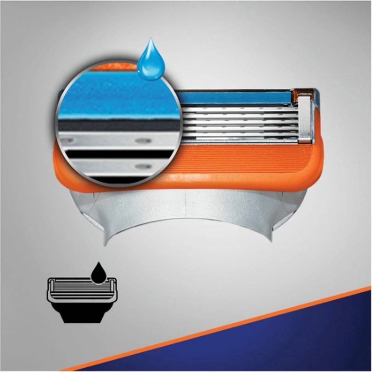 Gillette® Gillette Fusion 5 Value Pack 20 Stuks 2 Gillette® Gillette Fusion 5 Value Pack 20 Stuks - Afbeelding 2