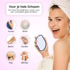 Cheveux Crystal Hair Removal – Scrubi - Kristal Ontharing Benen – Kristalpad Haarverwijderaar Voor Vrouwen – Hair Eraser – Bleame -Verzorgingsvoordeel Huis 1200x1200 823