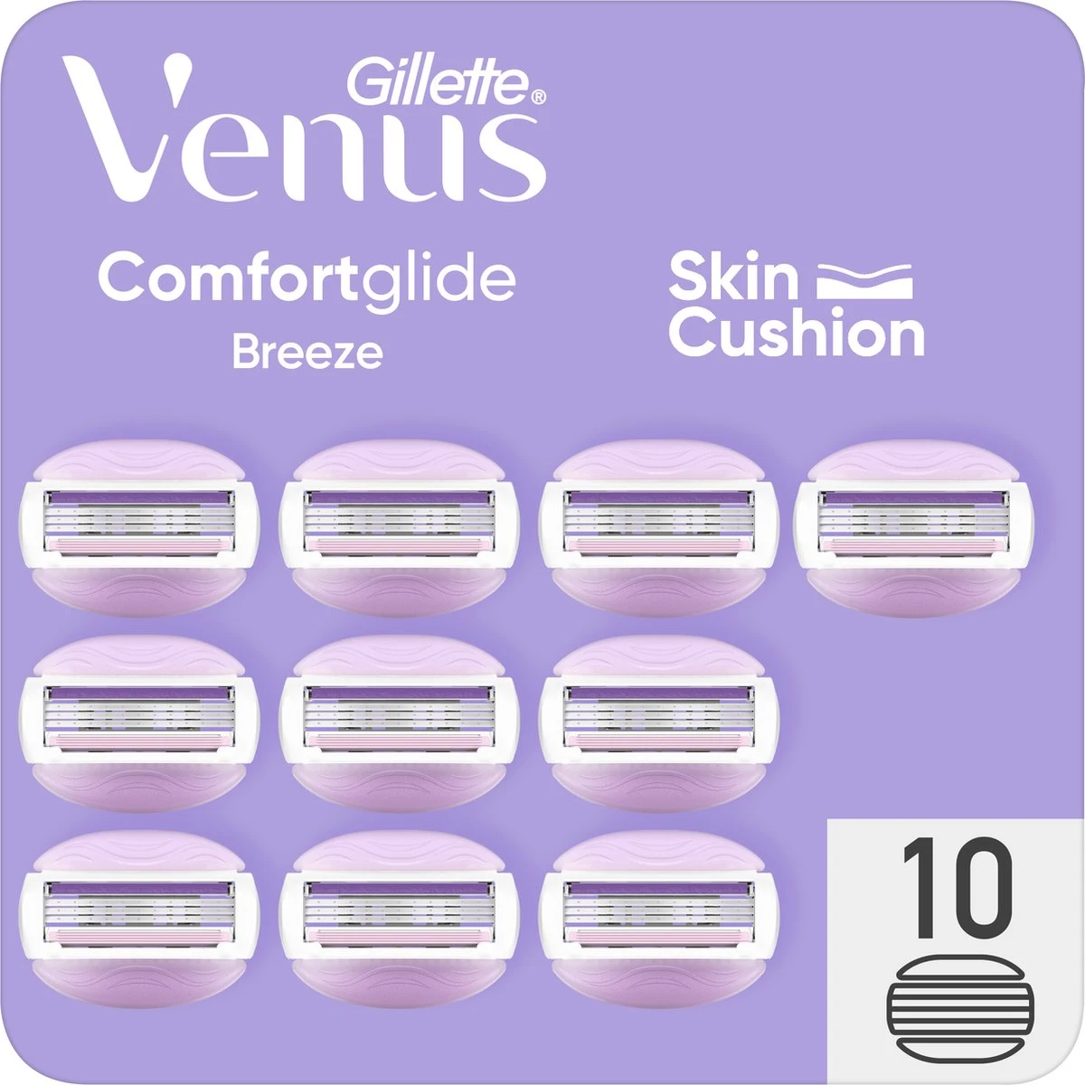 Gillette Venus Comfortglide Breeze - 10 Scheermesjes 1 Gillette Venus Comfortglide Breeze - 10 Scheermesjes