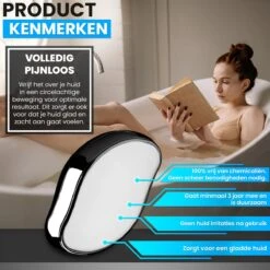 Crystal Hair Removal - Ontharing - Epilator - Pad - Bleame - Scrubi - Pijnloze Lichaamshaarverwijdering -Verzorgingsvoordeel Huis 1200x1200 837