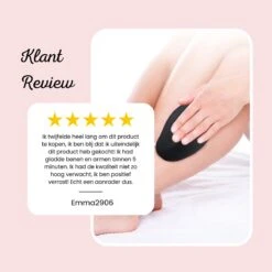 Merkloos Crystal Hair Removal Zwart - Crystal Hair Eraser - Epilator - Kristalpad - Ontharing - Pijnloos - Haarverwijderaar -Verzorgingsvoordeel Huis 1200x1200 848