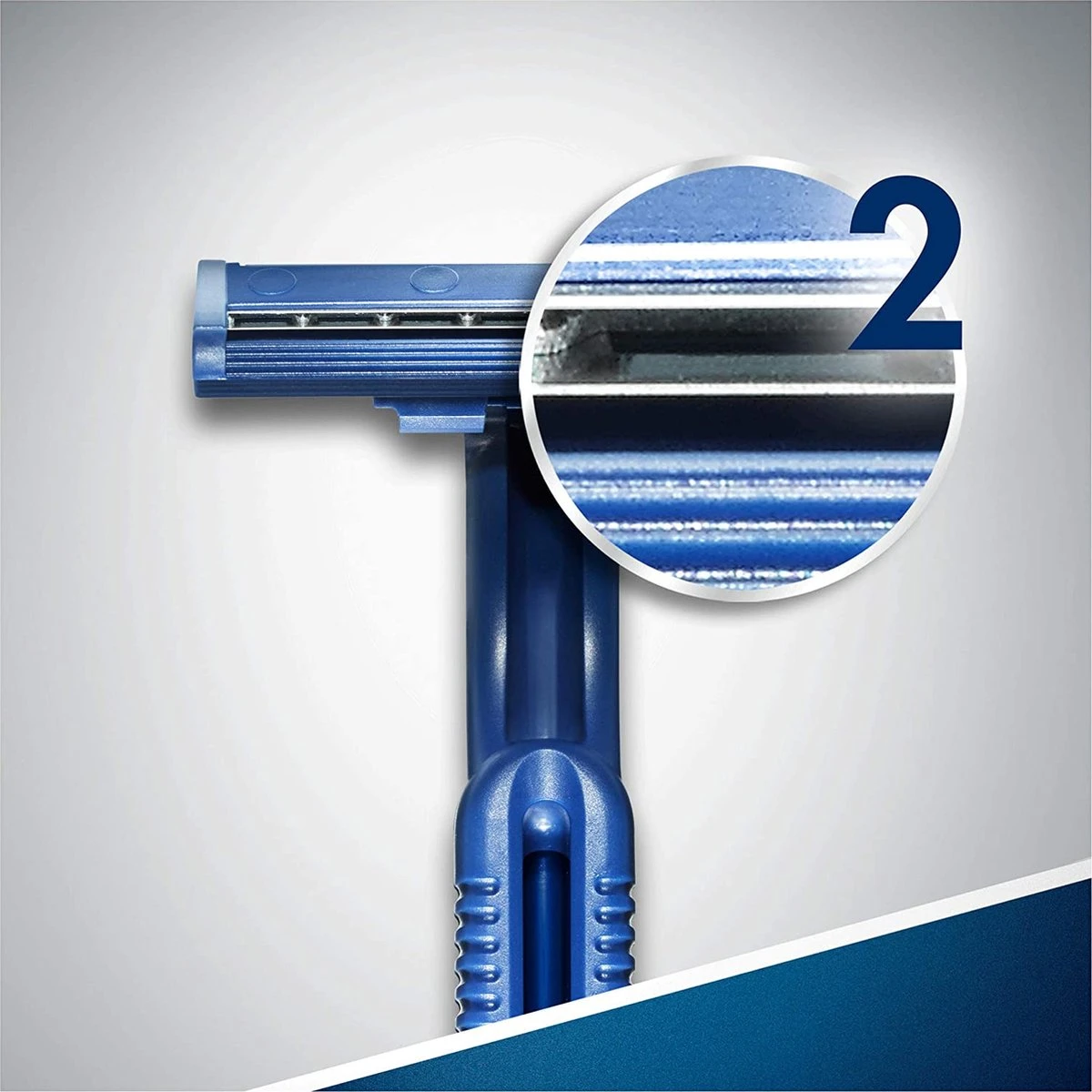 Gillette® Gillette Blue II - Wegwerpscheermesjes - 64 Stuks 3 Gillette® Gillette Blue II - Wegwerpscheermesjes - 64 Stuks - Afbeelding 3