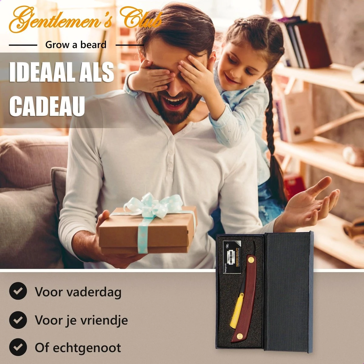 Premium Shavette Open Scheermes Met 20 Scheermesjes - Straight Razor Kappersmes - Barbiersmes - Cut Throat Razor Nekmes - Klassiek Klap Scheermes - Safety Razor Feather Mes 5 Premium Shavette Open Scheermes Met 20 Scheermesjes - Straight Razor Kappersmes - Barbiersmes - Cut Throat Razor Nekmes - Klassiek Klap Scheermes - Safety Razor Feather Mes - Afbeelding 5