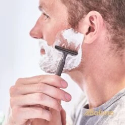 Bolano® Safety Razor Set Mat Zwart + 30 Double Edge Scheermesjes + Houder- Klassiek Scheermes Voor Mannen En Vrouwen - D663 -Verzorgingsvoordeel Huis 1200x1200 984