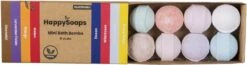 HappySoaps Mini Bath Bombs - Herbal Sweets - 8 Bruisballen In Verschillende Kruidig Zoete Geuren - 100% Plasticvrij, Vegan & Natuurlijk 16 HappySoaps Mini Bath Bombs - Herbal Sweets - 8 Bruisballen In Verschillende Kruidig Zoete Geuren - 100% Plasticvrij, Vegan & Natuurlijk -Verzorgingsvoordeel Huis 1200x318