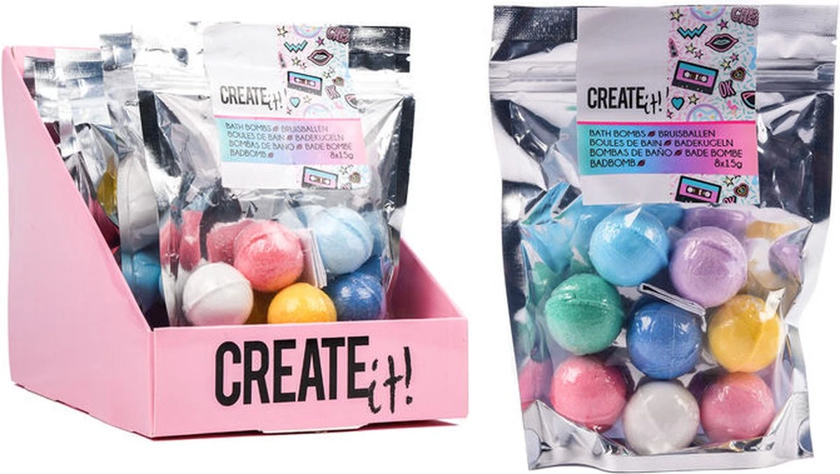 Create It Bruisballen - 8 Stuks 1 Create It Bruisballen - 8 Stuks