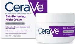 CeraVe Huidvernieuwende Nachtcrème | Niacinamide, Peptide Complex En Hyaluronzuur Moisturizer Voor Gezicht | 48g -Verzorgingsvoordeel Huis 1200x700