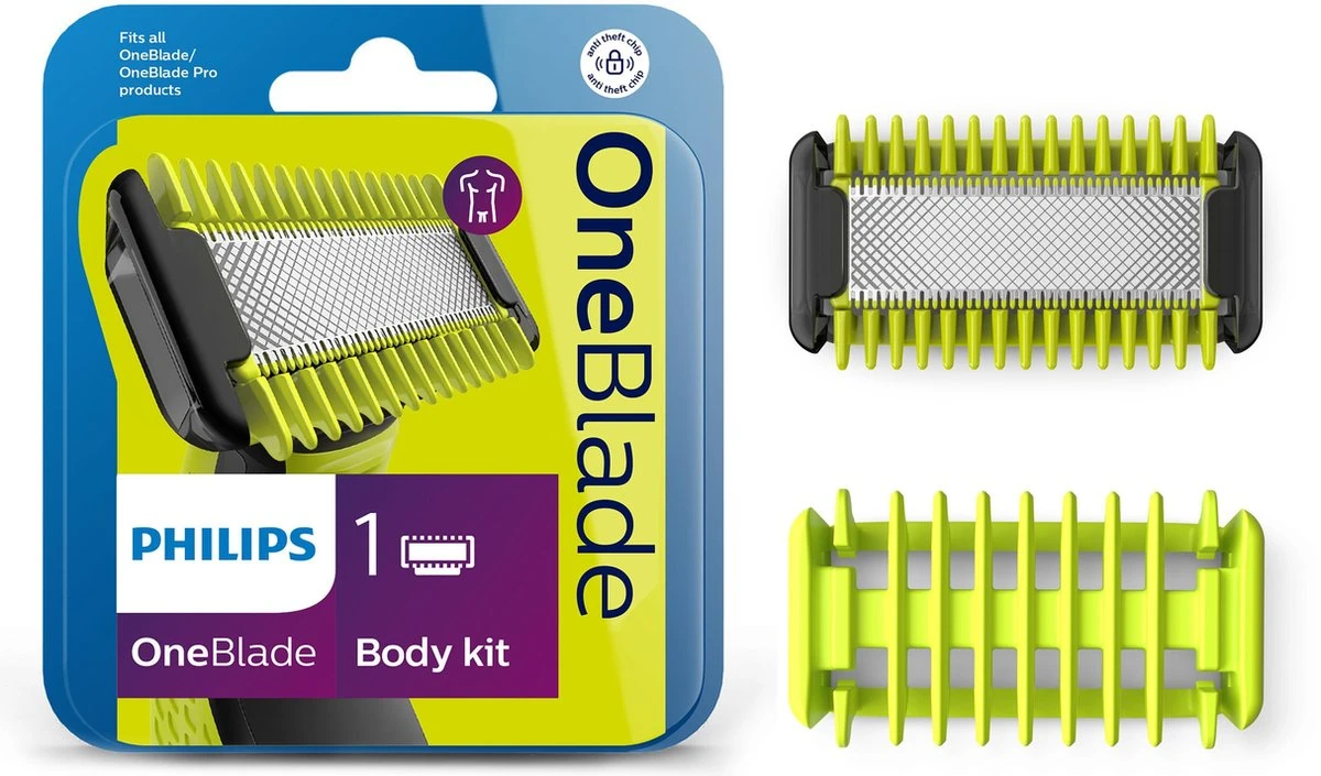 Philips OneBlade QP610/50 - Vervangmesje Voor Gezicht En Lichaam 1 Philips OneBlade QP610/50 - Vervangmesje Voor Gezicht En Lichaam