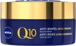 NIVEA Q10 Power +Extra Voedend Anti-Rimpel Nachtcrème - Droge Huid - 50 Ml