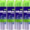 Gillette - Scheergel - Sensitive Gevoelige Huid - 6 X 200 ML - Voordeelverpakking