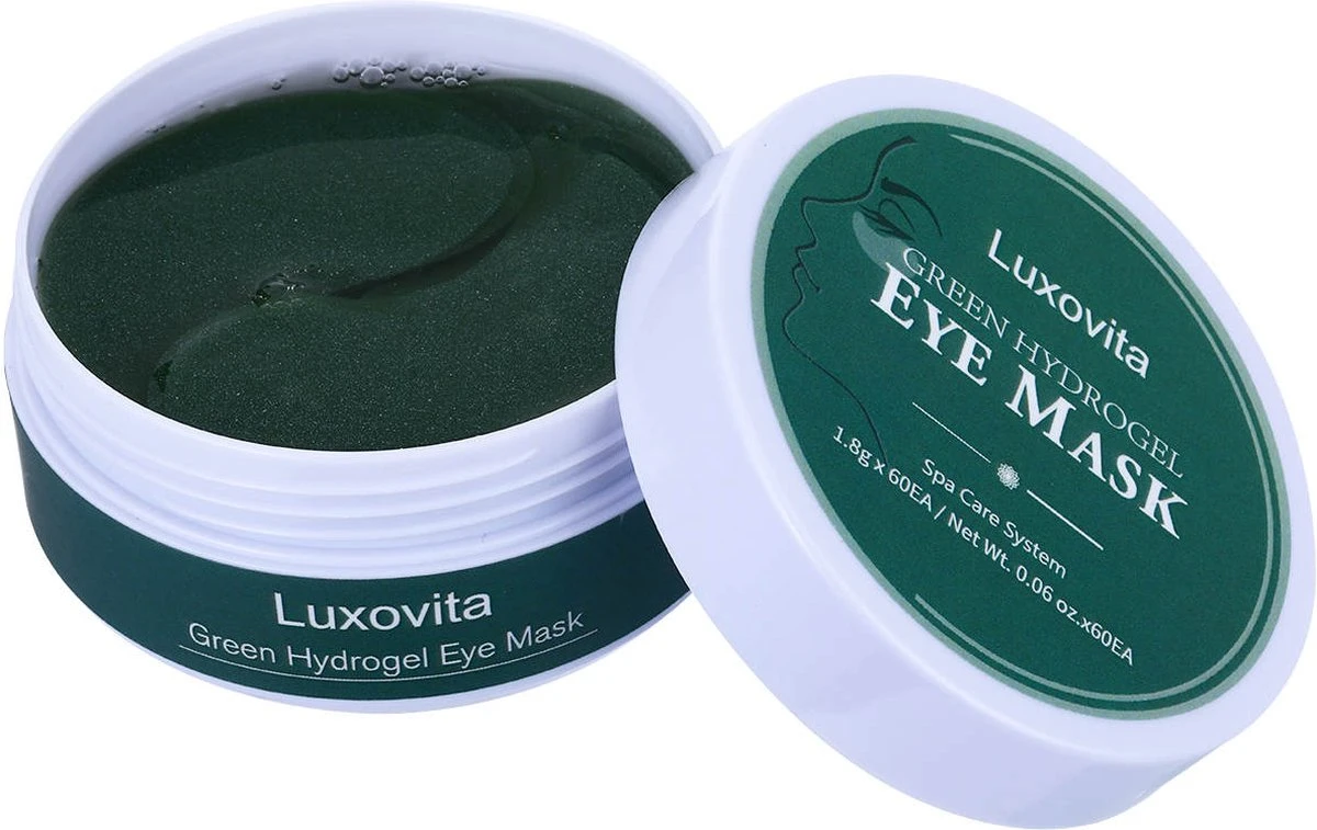 Collageen Oogmasker Luxovita - Wallen Wegwerken/Donkere Kringen/Rimpels - Hydraterend - Zeewier Oog Masker - Eye Pads - Gel Oogmaskers - 60 Stuks 3 Collageen Oogmasker Luxovita - Wallen Wegwerken/Donkere Kringen/Rimpels - Hydraterend - Zeewier Oog Masker - Eye Pads - Gel Oogmaskers - 60 Stuks - Afbeelding 3