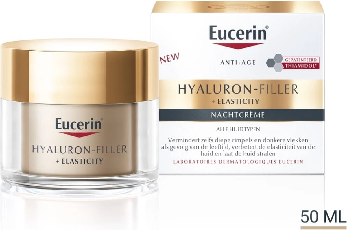 Eucerin Hyaluron-Filler + Elasticity Nachtcrème Thiamidol 1 Eucerin Hyaluron-Filler + Elasticity Nachtcrème Thiamidol