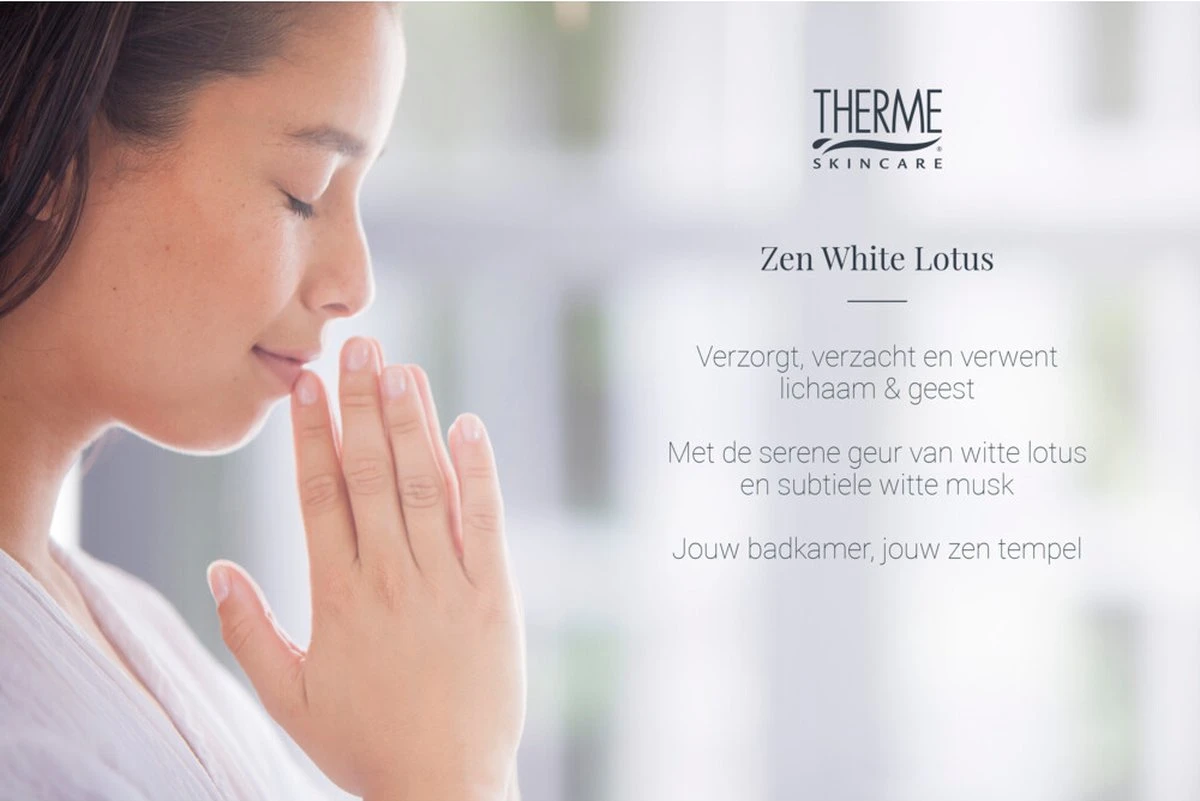Therme Body Butter Zen White Lotus 225 Gr 5 Therme Body Butter Zen White Lotus 225 Gr - Afbeelding 5