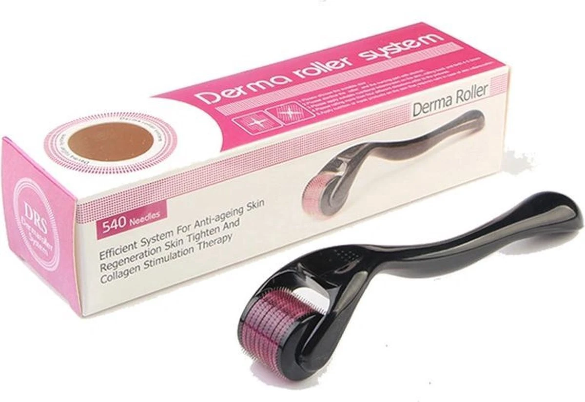 DermaSyis Dermaroller 540 Naalden - Derma Roller Met Titanium Naalden Van 1.0mm 2 DermaSyis Dermaroller 540 Naalden - Derma Roller Met Titanium Naalden Van 1.0mm - Afbeelding 2