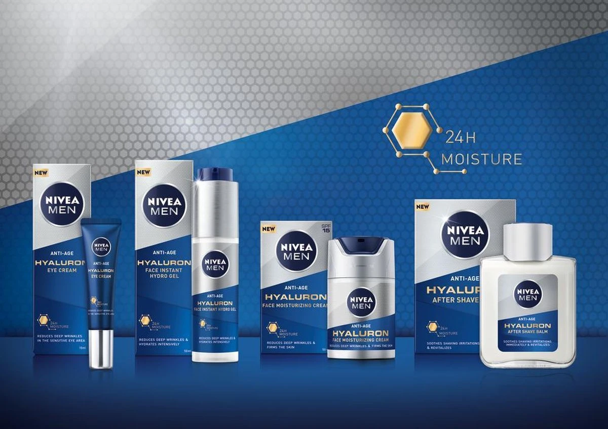 NIVEA MEN Anti-Age Hyaluron Gezichtcrème SPF 15 - 50ml 5 NIVEA MEN Anti-Age Hyaluron Gezichtcrème SPF 15 - 50ml - Afbeelding 5