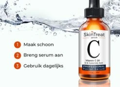 SkinTreat Vitamine C Serum | Met Vitamine E & Hyaluronzuur | Gezichtsserum | Gezichtsverzorging | Collageen | Anti Rimpel | Anti Acne | 60ML -Verzorgingsvoordeel Huis 1200x870 2