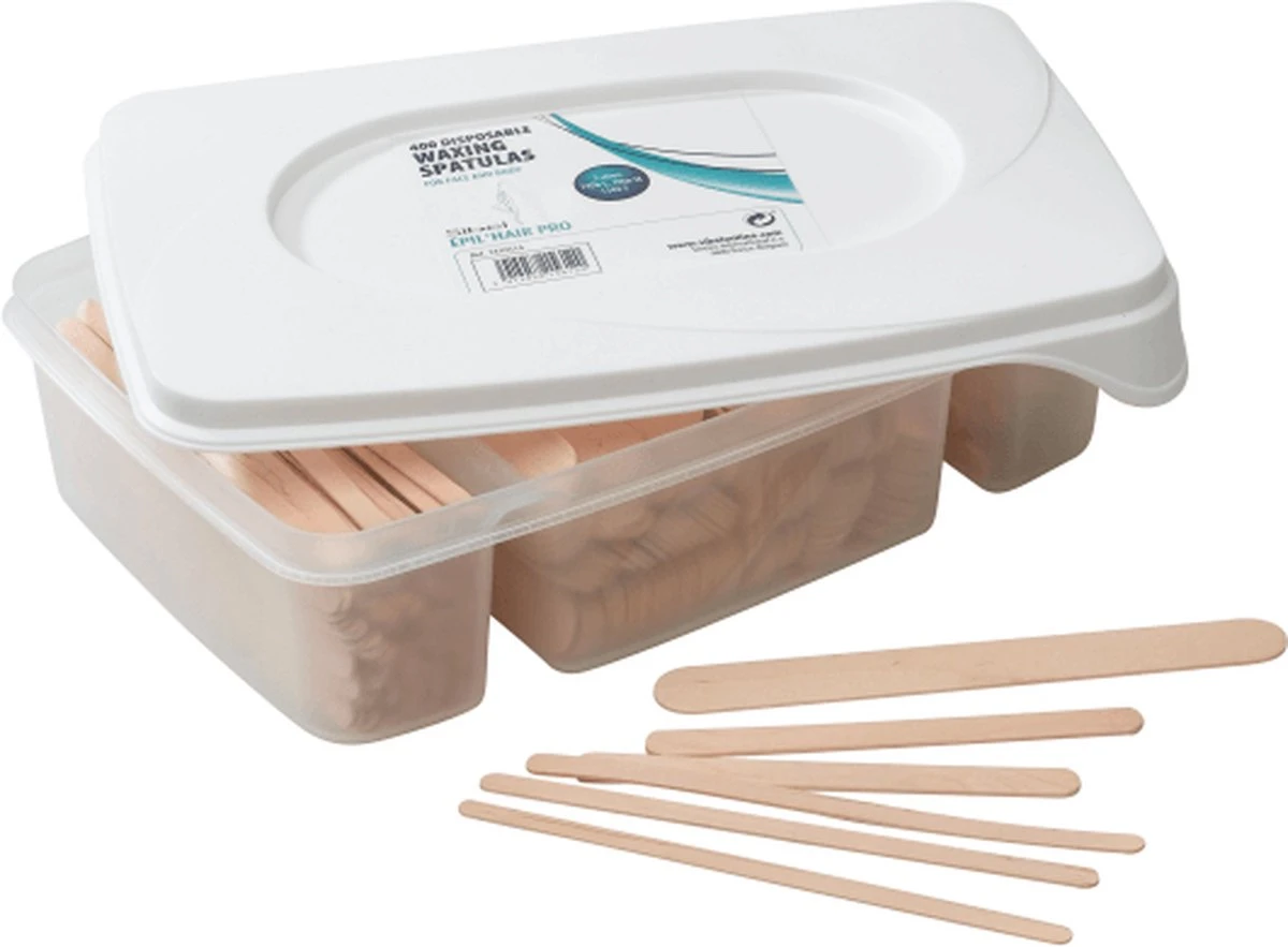 Sibel Hars Spatel Kit Met 3 Maten 400 Stuks 3 Sibel Hars Spatel Kit Met 3 Maten 400 Stuks - Afbeelding 3