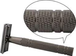 Safety Razor Scheermes + 20 Scheermesjes - Aluminium - Antraciet - Double Blade 14 Safety Razor Scheermes + 20 Scheermesjes - Aluminium - Antraciet - Double Blade -Verzorgingsvoordeel Huis 1200x890 3