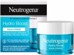 Neutrogena Hydro Boost Aqua Crème, Gezichtscrème, Gezichtsverzorging, Dagcrème Voor Droge Huid, Olievrij, Parfumvrij, 50 Ml -Verzorgingsvoordeel Huis 1200x900 2