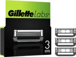 Gillette® Gillette Navulmesjes Voor GilletteLabs - Exfoliating Bar En Heated Razor - 3 Scheermesjes