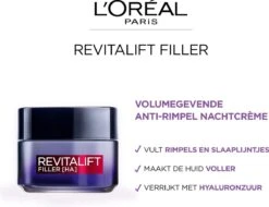 L’Oréal Paris Revitalift Filler Nachtcrème - 50 Ml - Anti Rimpel -Verzorgingsvoordeel Huis 1200x921 5