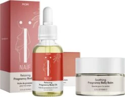 Naïf Magical Mom Geschenkset - Lichaamsolie & Bellybalm - Voordeelverpakking 90 + 100ml - Met Natuurlijke Ingrediënten -Verzorgingsvoordeel Huis 1200x930 1