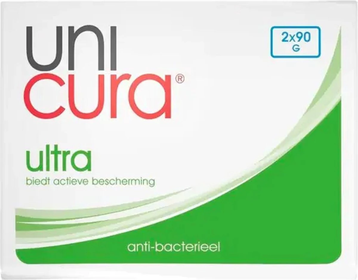 Unicura Ultra Zeeptablet - Anti-bacterieel - 6 X 90 Gram Voordeelverpakking 2 Unicura Ultra Zeeptablet - Anti-bacterieel - 6 X 90 Gram Voordeelverpakking - Afbeelding 2