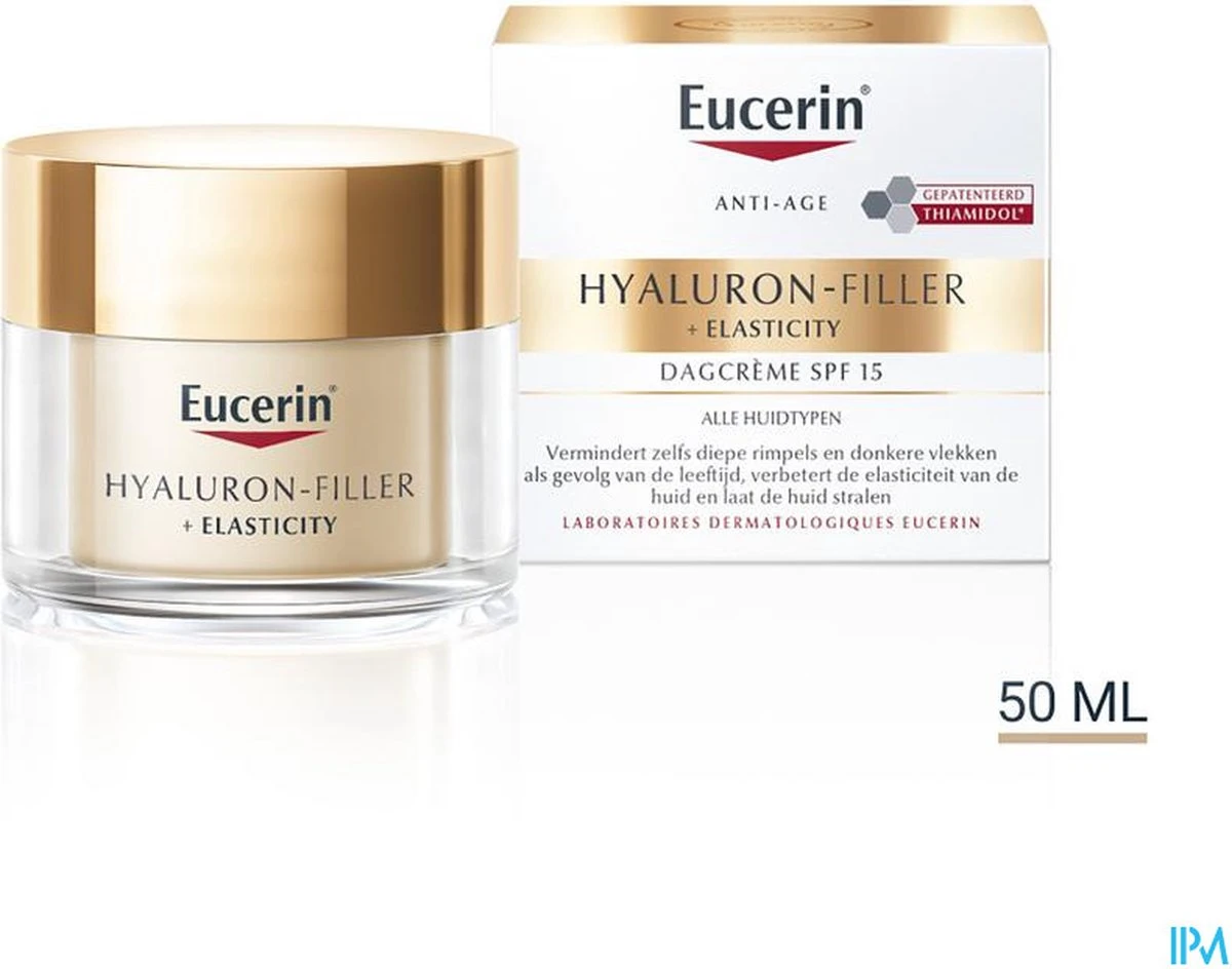 Eucerin Hyaluron-Filler + Elasticity Dagcrème SPF15 Thiamidol 2 Eucerin Hyaluron-Filler + Elasticity Dagcrème SPF15 Thiamidol - Afbeelding 2