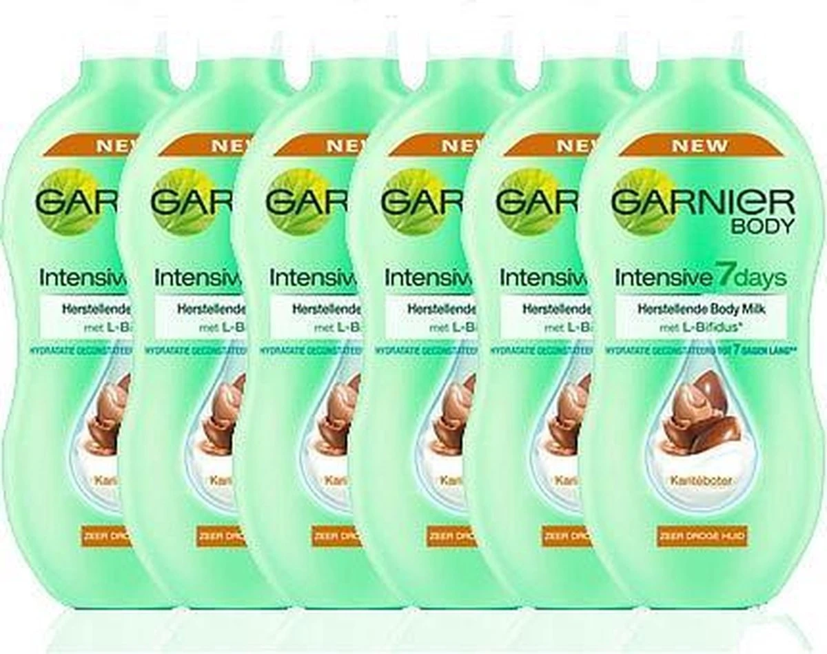 Garnier SkinActive Body Body Intensive 7 Days Karite - 6 X 400ml- Bodymilk 5 Garnier SkinActive Body Body Intensive 7 Days Karite - 6 X 400ml- Bodymilk - Afbeelding 5