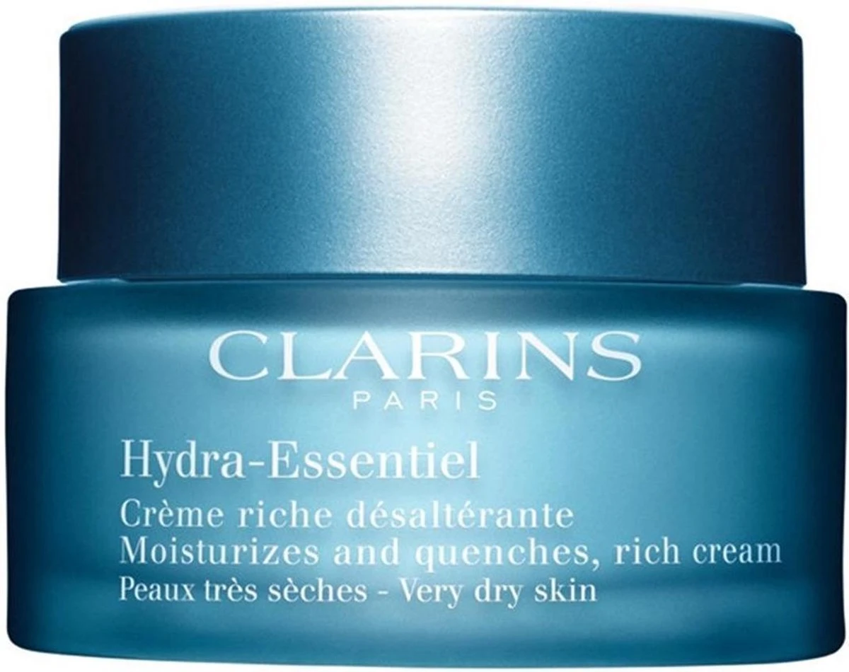 Clarins Hydra-Essentiel Rich Cream Very Dry Skin - Dagcrème - 50 Ml 1 Clarins Hydra-Essentiel Rich Cream Very Dry Skin - Dagcrème - 50 Ml