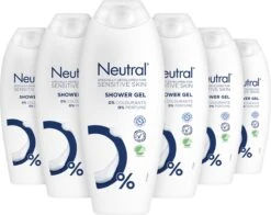 Neutral Sensitive Skin Douchegel - 6 X 250 Ml - Voordeelverpakking -Verzorgingsvoordeel Huis 1200x954
