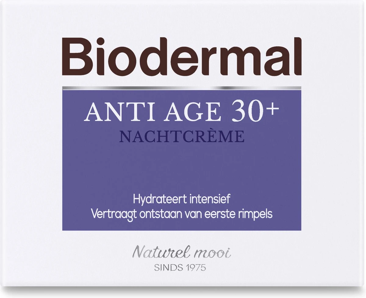 Biodermal Anti Age 30+ - Nachtcrème Tegen Huidveroudering - 50ml 3 Biodermal Anti Age 30+ - Nachtcrème Tegen Huidveroudering - 50ml - Afbeelding 3