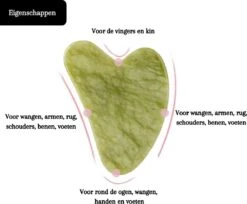 Demiracle® Pure Jade Gua Sha – Schraper - Massagehulpmiddel – Gezichtsmassage – Massage – Jade Roller - Face Roller – Ontspanning 11 Demiracle® Pure Jade Gua Sha – Schraper - Massagehulpmiddel – Gezichtsmassage – Massage – Jade Roller - Face Roller – Ontspanning -Verzorgingsvoordeel Huis 1200x990 3