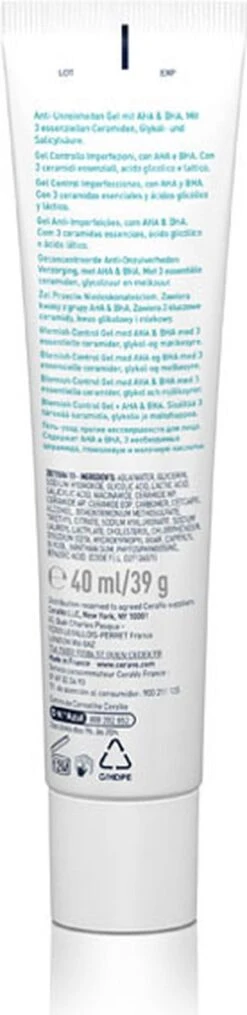 CeraVe Acne Control Gel - 40ml - Voor Onzuivere Huid Met Neiging Tot Acne -Verzorgingsvoordeel Huis 292x1200 2