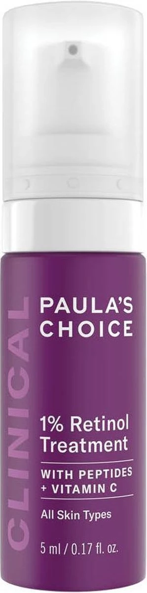 Paula's Choice CLINICAL 1% Retinol Treatment - Vitamine A Serum - Alle Huidtypen - Mini 5 Ml 1 Paula's Choice CLINICAL 1% Retinol Treatment - Vitamine A Serum - Alle Huidtypen - Mini 5 Ml