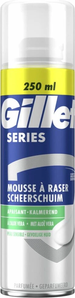 Gillette® Gillette Scheerschuim Mannen Voor Gevoelige Huid - 6x250ml Voordeelverpakking -Verzorgingsvoordeel Huis 302x1200