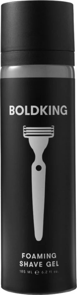 Boldking Foaming Shaving Gel - Scheergel / Scheerschuim Voor Mannen - 185 Ml - 1 Stuk -Verzorgingsvoordeel Huis 314x1200