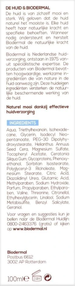 Biodermal P-CL-E Creme - Dagcreme - En Nachtcrème Met Glycerine - Gezichtsverzorging Ondersteunt Natuurlijk Herstel Van De Droge Huid - Droge Huid Gezichtscreme - 100ml -Verzorgingsvoordeel Huis 315x1200 3