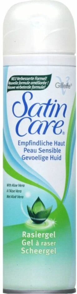 Gillette Venus Satin Care Gevoelige Huid Scheergel Vrouwen - 6x200ml Voordeelverpakking -Verzorgingsvoordeel Huis 316x1200 2