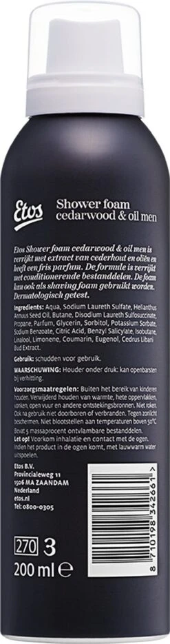 Etos Doucheschuim - Cedarwood & Oil - 2-in-1 - Mannen - 6 X 200 Ml -Verzorgingsvoordeel Huis 317x1200 4