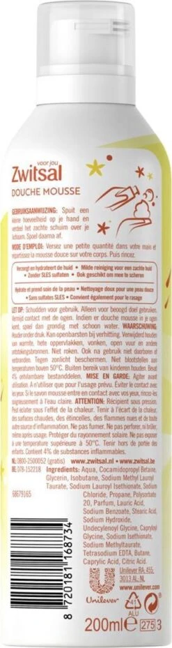 Zwitsal Douche Mousse Original - 6 X 200 Ml - Voordeelverpakking -Verzorgingsvoordeel Huis 319x1200 1