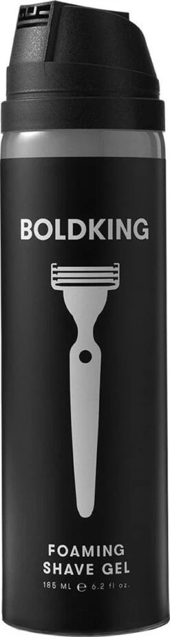 Boldking Foaming Shaving Gel - Scheergel / Scheerschuim Voor Mannen - 185 Ml - 1 Stuk -Verzorgingsvoordeel Huis 321x1200 3