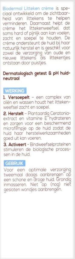 Biodermal Littekencrème - Vermindert Zichtbaarheid Van Littekens - Litteken Crème Tube 75ml -Verzorgingsvoordeel Huis 351x1200 5